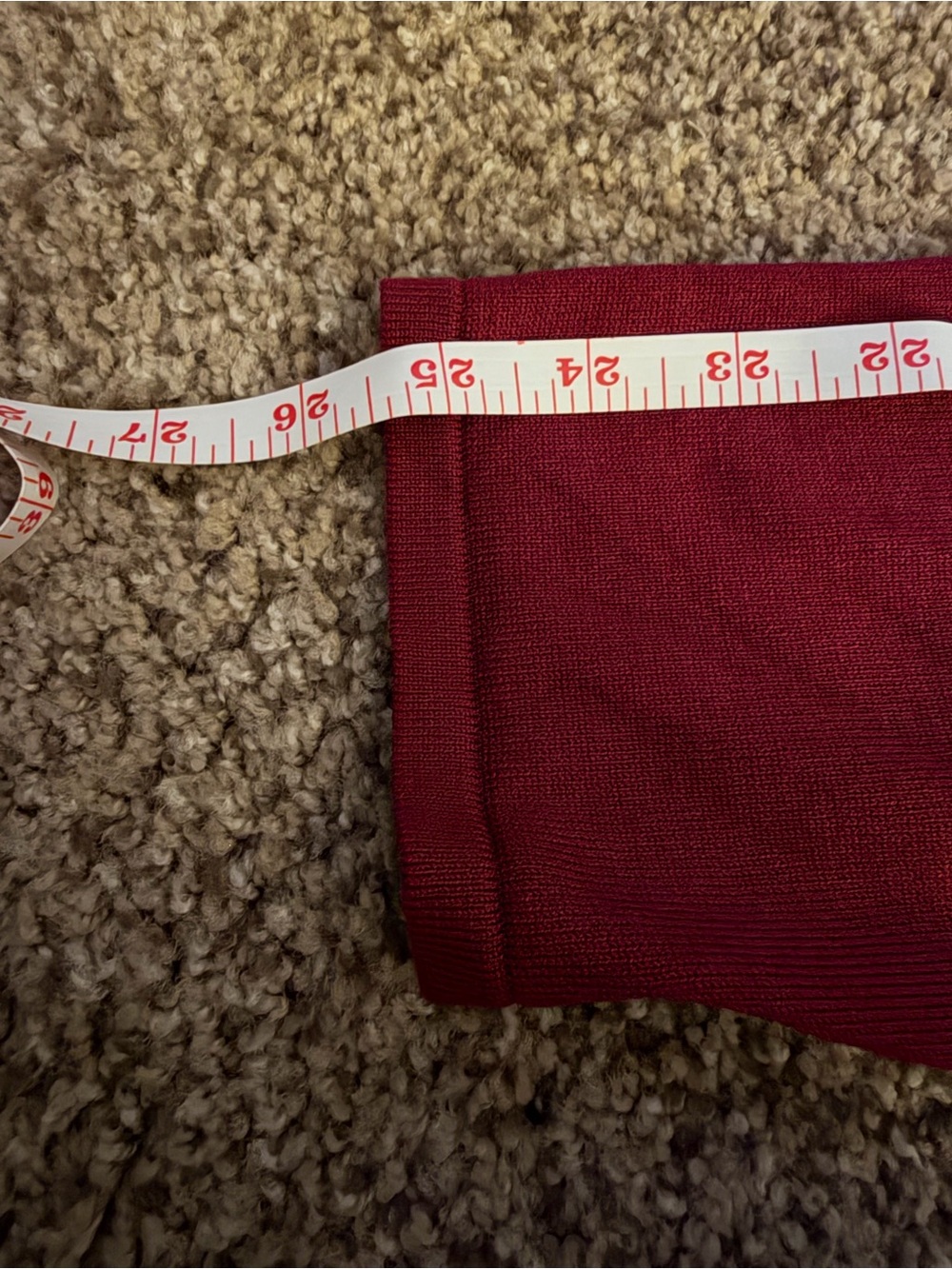 Karen Scott Women’s Open-Front Knit Cardigan Burgundy Rayon Blend Sz 3X Office - Picture 9 of 9